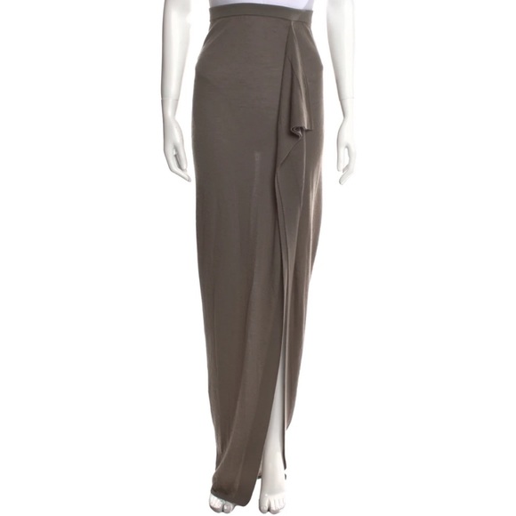 Rick Owens Knit Maxi Skirt - Picture 1 of 4